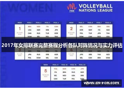 2017年女排联赛完整赛程分析各队对阵情况与实力评估